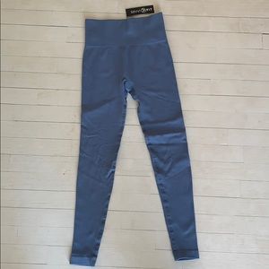 Blue SAVVI Fit Ashtanga Leggings